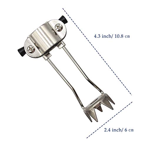 Brmdt Cane Ice Tip Attachment, Outdoor Non-Slip In Winter Durable Metal 5-Prong Tip, Improve Balance For Adult Outdoor Walking, Walking Sticks Tools (1 Pack) #TOP1