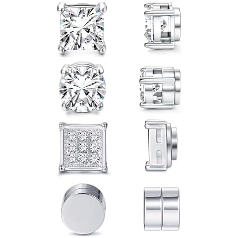 4 Pairs Magnetic Stud Earrings for Everyone Cover