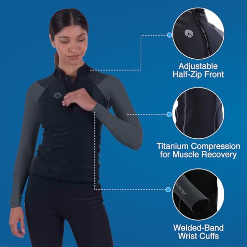 Sharkskin High Performance Long Sleeve Top (Female) - Grey miniatura 2