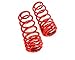 2x Front Lowering Coil Springs Red compatible with Opel Kadett E Hatchback Type T85 Engine 1.8 GSI / 2.0 GSI / 2.0 GSI 16V 1984 1985 1986 1987 1988 1989 1990 1991 Lowering FA 40 mm