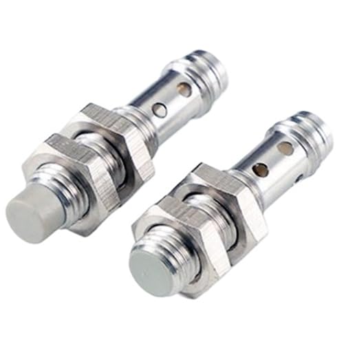 Sensor M8 de rango doble PNP NO con carcasa corta no empotrada y detección de 4mm