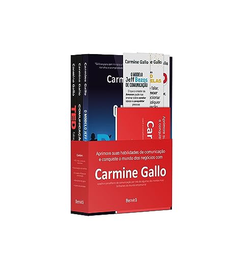 Combo Carmine Gallo: Aprimore suas habilidades de comunicação e conquiste o mundo dos negócios: