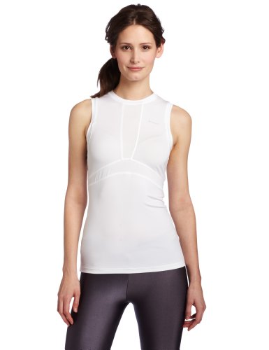 Columbia Sportswear Women's Base Layer Lightweight Sleeveless Top (Large, White) #TOP14