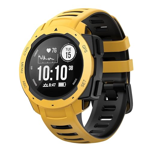 Bracelet de rechange 22mm en silicone premium pour Instinct 2