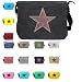 Glamexx24 Tasche Handtaschen Schultertasche Umhängetasche mit Stern Muster Tragetasche Laptoptasche Messenger Bag Herren für Arbeit Freizeit oder Schule