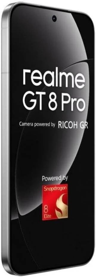 realme GT 8 Pro Dual-SIM 512GB ROM + 16GB RAM (GSM Only | No CDMA) Factory Unlocked 5G Smartphone (Diary White) - International Version