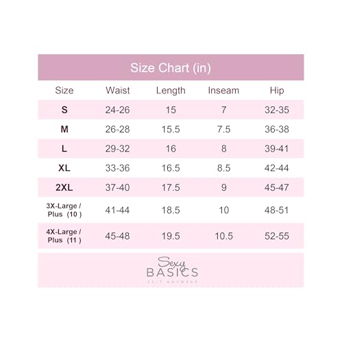 Sexy Basics Short feminino ultramacio para bicicleta de ioga | Cuecas boxer elásticas | Pacotes múlt