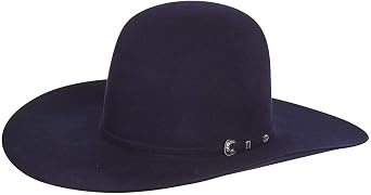 Rodeo King 60X Sapphire 4 1/2in Brim Felt Cowboy Hat Blue 71/8