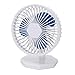 Dosige Elektrischer Sommerventilator Tragbarer Kleiner elektrischer Ventilator Silent Mini-Ventilator Elektrischer Haushaltsventilator Größe: 22 * ​​18 * 13,5 cm, Material: Kunststoff (Blau)