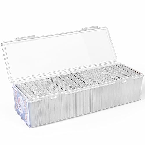 600 Count Plastic Trading Card Storage Box, Gaming Cards Case, Game Card Box 1 Pack