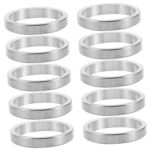 VICASKY 10 Pack Aluminum Bike Handlebar Stem Spacers Single to Double Chainring Conversion for Mountain Bikes Secure Replacement Parts