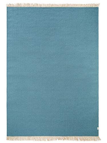 benuta pop Wollteppich Liv - Wolle handgewebt - Rechteckig & im Style: Uni, Hygge & Cozy,...