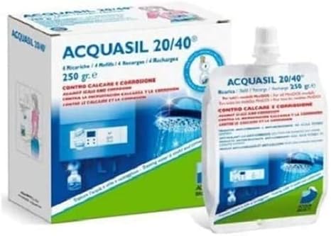 Acquasil 20/40 - Confezione 4 Ricariche Da 250 Gr Per Prevenzione Incrostazioni Caldaie - Foto 6
