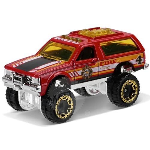 Hot Wheels HW Rescue Chevy Blazer 4x4 rouge miniature 213/250