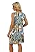 WIHOLL Spring Hawaiian Dresses for Women 2025 Flowy V Neck Sleeveless Dress Sundresses with Pockets Floral Frond XL