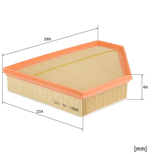 MANN-FILTER C 30 135 Filtro Dell'aria - Per Autovetture + Veicoli Commeriali - 3