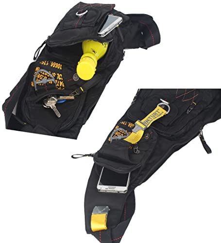 Innturt Nylon Sling Bag Backpack Shoulder Bag Daypack Large Black #TOP4