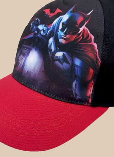 Image of Kidsville Official DC Comics Batman Cap for Kids Boys & Girls | Adjustable Closure
