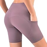 Zeigen Sie Ihre S-Kurven: Ohne T-förmigen Nähfaden, wird unsere Yoga-Leggings für Frauen nicht peinliche Linien verursachen. Konstruiert mit nicht sehen durch und 4-Wege-Stretch, so dass Sie sorglos tragen es beim Biegen, hocken, heben auch andere große Reichweite von Bein oder Taille Bewegung. Mit Bauchkontrolle und Po-Lift-Funktion, die Shorts zeigen Ihren Körper S Kurven perfekt