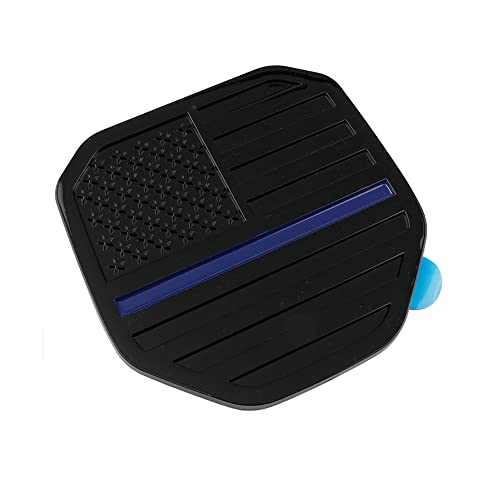 Image of CONGCONG Rear Tailgate American Flag Emblem Badge Compatible with 2019-2023 Dodge Ram 1500 /2500 /3500(Blue Line)