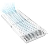Magnetic Air Vent Extender for Under Furniture, Floor Vent Deflectors for Floor Register Up to 13" Wide, Extends from 17"-33", 1 Pack Vent Deflectors for Home Floor
