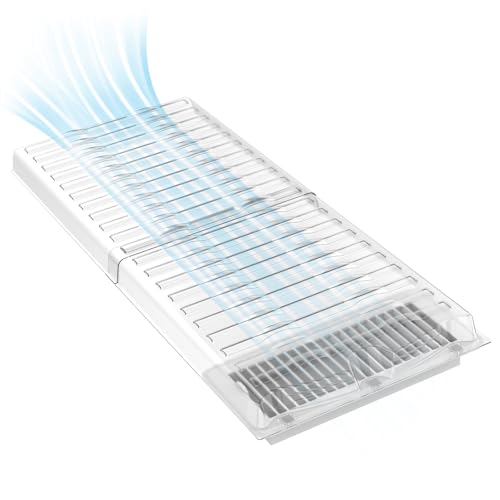 Magnetic Air Vent Extender for Under Furniture, Floor Vent Deflectors for Floor Register Up to 13