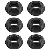 Tightening Nut for Replacement Car Mount Screw-On for 17mm Ball Head, 6 PCS Car Phone Mount Replacement Parts Tightening Nut Ball Fixed Adapter Head Bracket Holder Ring for DVR Mobile Phone Holder