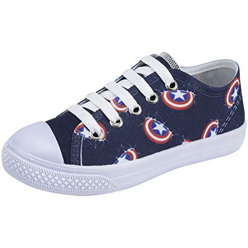 Tênis Infantil Feminino Sapatenis Casual Jogging Eleganteria Tamanho:27;Cor:Azul