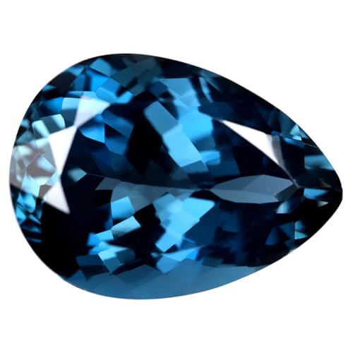 Topaze bleu de Londres 25.09 ct, le cadeau de fiançailles idéal