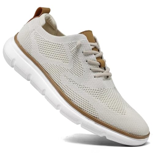 Mens Casual Dress Shoes Fashion Mesh Oxfords Business Walking Work Sneakers Comfortable Lightweight Breathable Soft Sole4