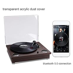 Tourne-Disque en Vinyle Bluetooth intégré 2 Haut-parleurs stéréo Platines 3 Vitesses Tourne-Disque phonographe Vintage… - Les Beatles, Paul McCartney, John Lennon, RIngo Starr, George Harrison Tourne-Disque en Vinyle Bluetooth intégré 2 Haut-parleurs stéréo Platines 3 Vitesses Tourne-Disque phonographe Vintage… – Image 6