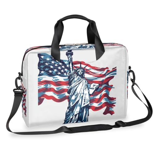 Bolso para laptop 15.6-16 pulg con arte USA miniatura 1