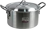 Aluminium Cooking Pot Casserole Kitchen Dish with Lid and Side Handles (Pot 24cm 5.4L)