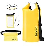 5.Fácil de guardarse: Hecho por el material PVC, las bolsas estancas son fáciles de plegar y guardarse. Cuando no se utiliza, no ocupa mucho espacio.