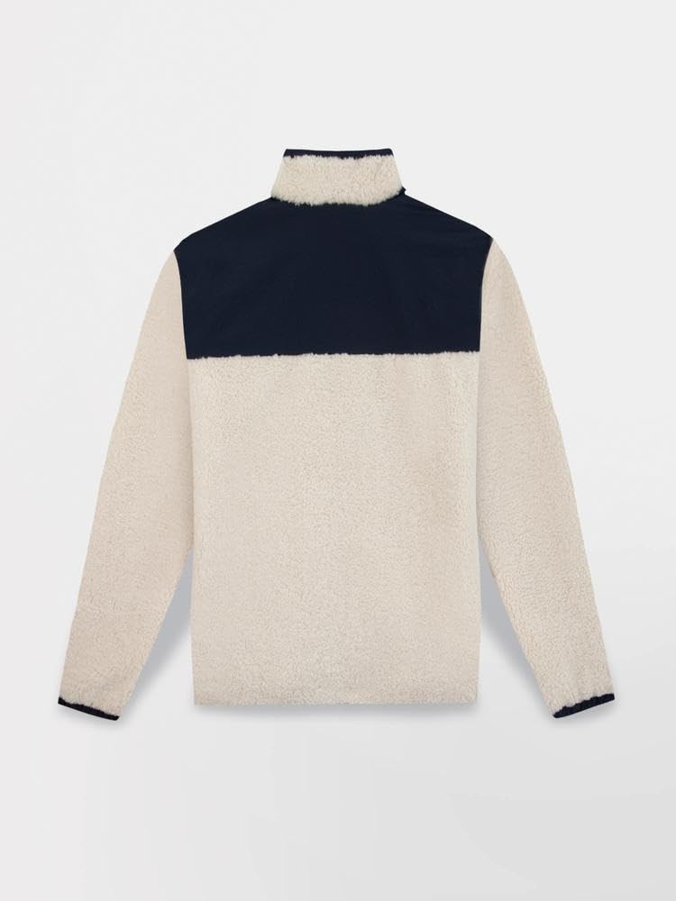 TBS - Pile - Uomo - Bianco/Ecru - Kuseyzip - Taglia XL