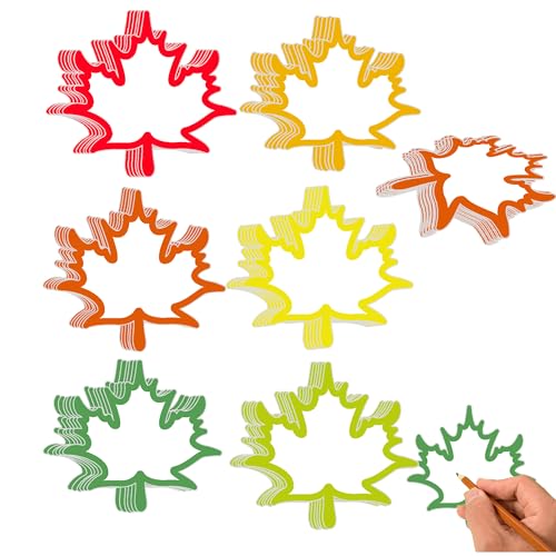 Fall Maple Leaves Paper Cut Outs Paper 4 Inch Thanksgiving Blank Open Harvest Papers 180 Pcs Maple Leaves Shape Cutouts Fall Leaves Die Cut for Autumn Classroom Bulletin Board Party Decor DIY Craft