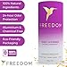 Freedom Natural Deodorant for Women & Men with 24-Hour Odor Protection, Paper Tube Packaging - Natural Ingredients - Aluminum & Plastic Free, Magic Lavender, 1.9oz (1-Pack)