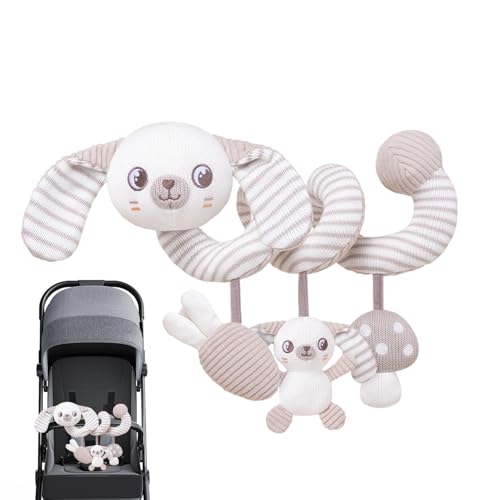 Jouets siège auto et poussette suspendus pour éveil bébé voyage - 6