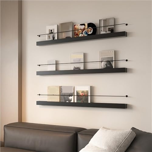 Wall Mounted Metal Magazine Rack Set