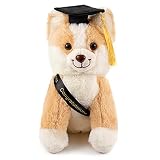 GSUIVER Graduation Giftfor Kids Graduation Bear Stuffed Animal Plush Toy (Puppy)