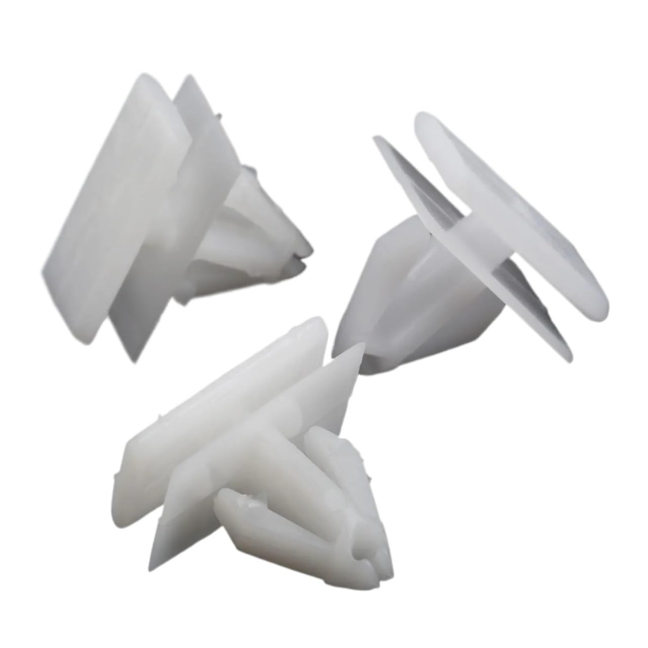 YTQMoreBNZ 30Pcs Auto Rocker Panel Moulding Rivets,White Nylon Clips,Side Skirt Sill Fastener Retainer For Buick GM Cadillac Chevy 25693852