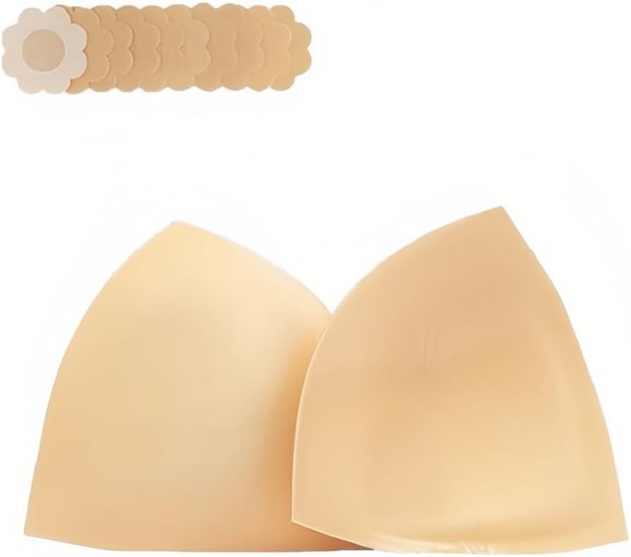 Product image of DEPOVOR Large Size Double-sided Sticky Inserts Lightly Padded for D+ Cups, Reusable Adhesive Lifting Bras for Large Bust