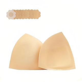 DEPOVOR Large Size Double-sided Sticky Inserts Lightly Padded for D+ Cups, Reusable Adhesive Lifting Bras for Large Bust - Amazon product rated Grade A