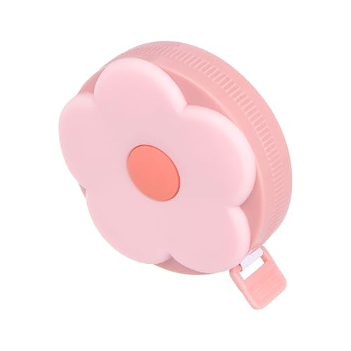 Miniatura 3 de HARFINGTON Cinta métrica suave de 60 pulgadas, 4.9 ft, retráctil, mini cinta métrica de dibujos animados, bonita regla para coser manualidades,