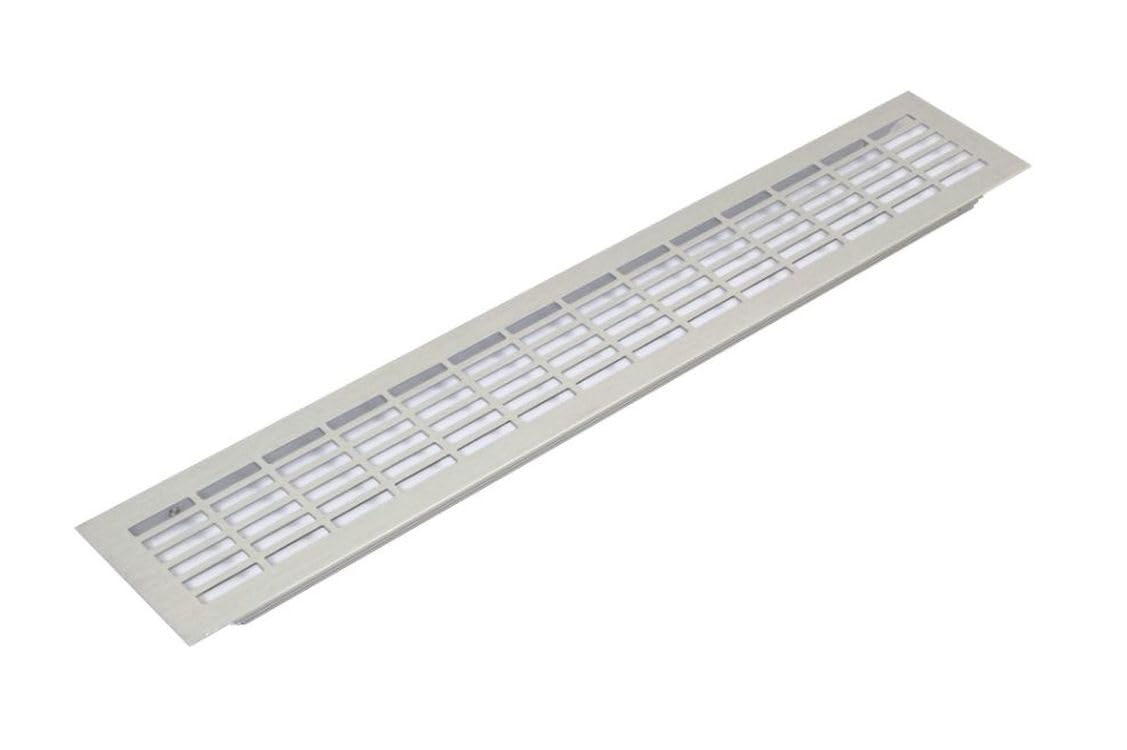Ventilation Vent, 480x80mm, Corrosion-Resistant, Waterproof, 6 Colours (Aluminium)