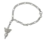  Herr der Ringe Schmuck Arwens Abendstern Bettelarmband 925 Silber