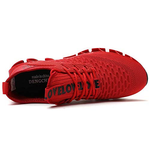 Image of Vooncosir Men's Fashion Sneakers Breathable Mesh Running Shoes Blade Non Slip Soft Sole Casual Athletic Walking Shoes