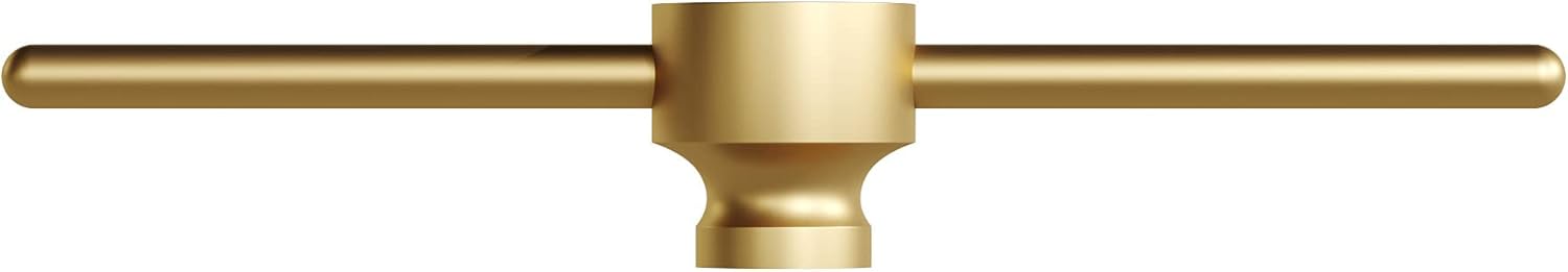 Dowell Kitchen & Bath Brushed Brass Knobs T Bar Pull Dresser Knobs Drawer Pulls Handles Cabinet Door Handle Pull Retro Furniture Hardware Pulls Decor | Handle 3014 130 15 (7-Inch Bar)