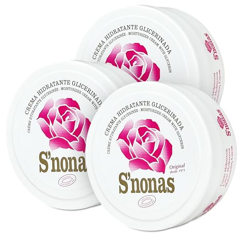 Crema Hidratante Glicerinada para Manos, 3 x 200 ml | Hidrata, Repara, Absorbe Rápidamente y deja la Piel Suave