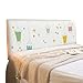 N / A Zagęszczony wezgłowie pokrowiec ochraniacz łóżko dekoracja podkładka na łóżko pokrowiec przeciwkurzowy wygodny do prania (styl 35,50-65 * 190 cm)